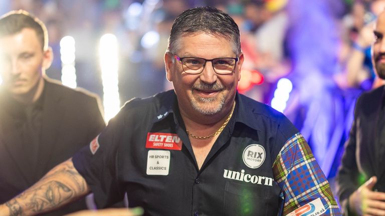 Gary Anderson at the European Darts Grand Prix (Pic: Sascha Janne/PDC Europe)