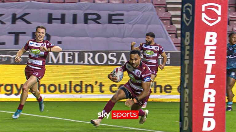 'There's your magic!' – Field, French combine to give Wigan lead just before half-time