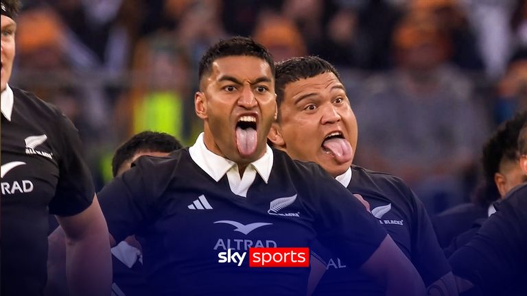 The All Blacks performed their traditional Haka with plenty of passion before facing Australia at the Optus Stadium. 