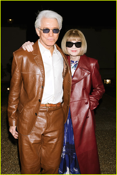 celebs at the Balenciaga fashion show 