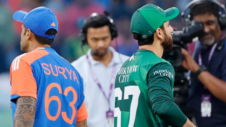 Suryakumar Yadav, Salman Agha, India vs Pakistan, Asia Cup (Getty Images)