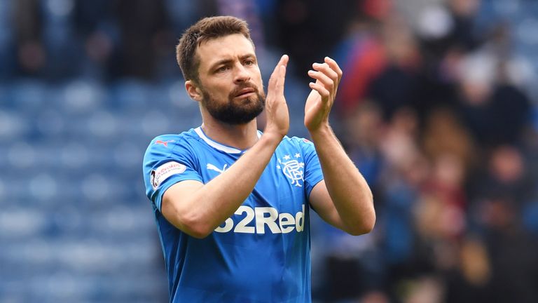 Russell Martin played for Rangers in 2018