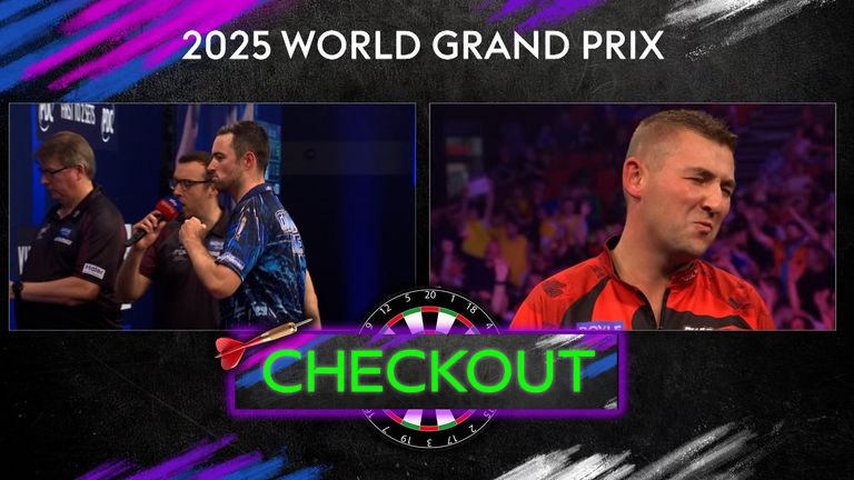World Grand Prix: Nathan Aspinall in anguish as Luke Humphries hits stunning 156 checkout 