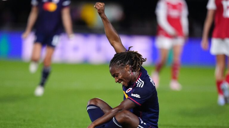 Arsenal Women 1-2 Lyon Women: Alessia Russo strike cancelled out by Melchie Dumornay double in Champions League defeat | Football News
