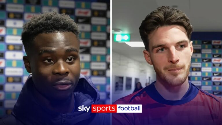'Very special evening' | Saka and Rice react to comfortable Wales win