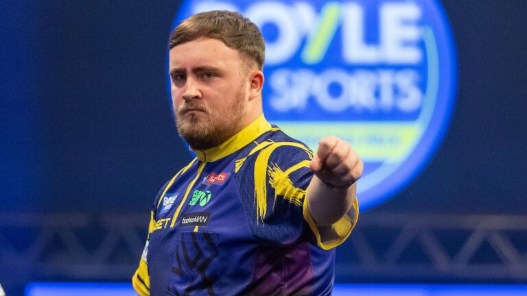 Luke Littler: Teenager remains on course for maiden World Grand Prix title after demolishing Mike De Decker | Darts News