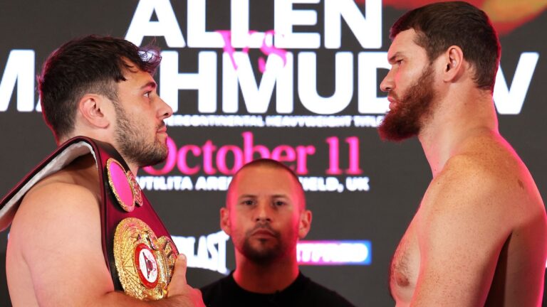 Allen vs Makhmudov LIVE: Fight updates, news and results as Dave Allen takes on destructive Arslanbek Makhmudov | Boxing News