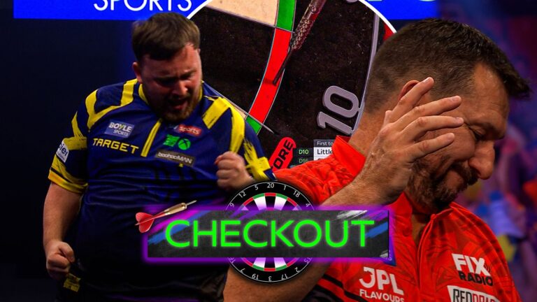 'That's SPITEFUL darts!' | Clayton stunned by Littler's outrageous 140 checkout!