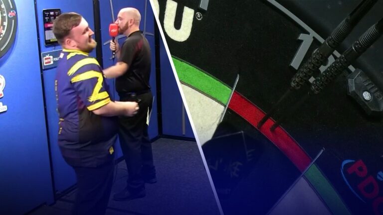 'That's showbiz!' | Littler makes insane 97 finish with TWO double 18s to seal win
