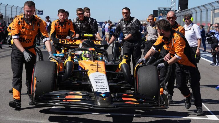 Red Bull fined €50k by FIA after trying to remove Lando Norris’ grid tape before Max Verstappen’s United States GP win | F1 News
