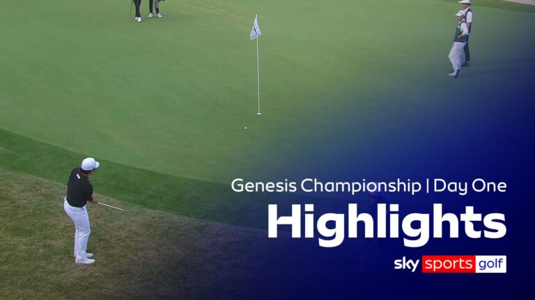 Li finishes day one top of leaderboard | Genesis Championship highlights