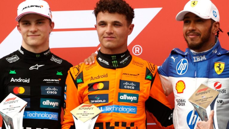 Lewis Hamilton says Oscar Piastri, Lando Norris need to be ‘cut-throat’ as Max Verstappen joins F1 title fight | F1 News