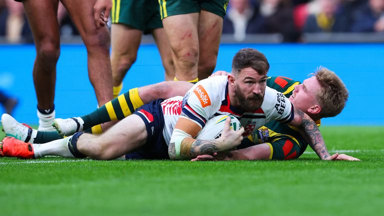 Daryl Clark managed to get points on the board for England