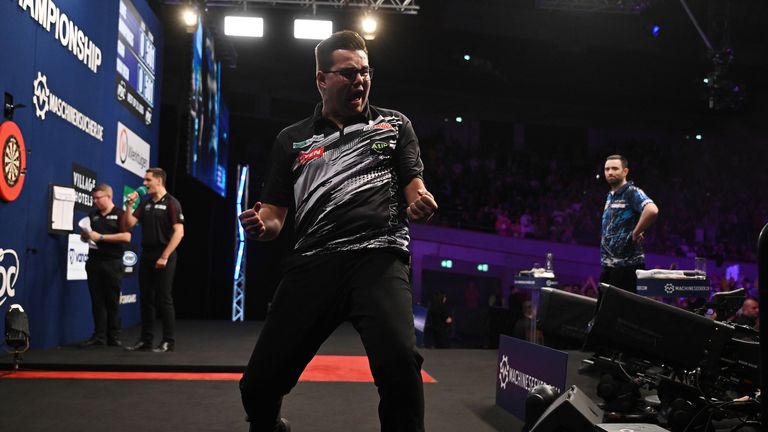 2025 Machineseeker European Championship, Dortmund. Final. Gian van Veen v Luke Humphries. Picture: Michael Cooper