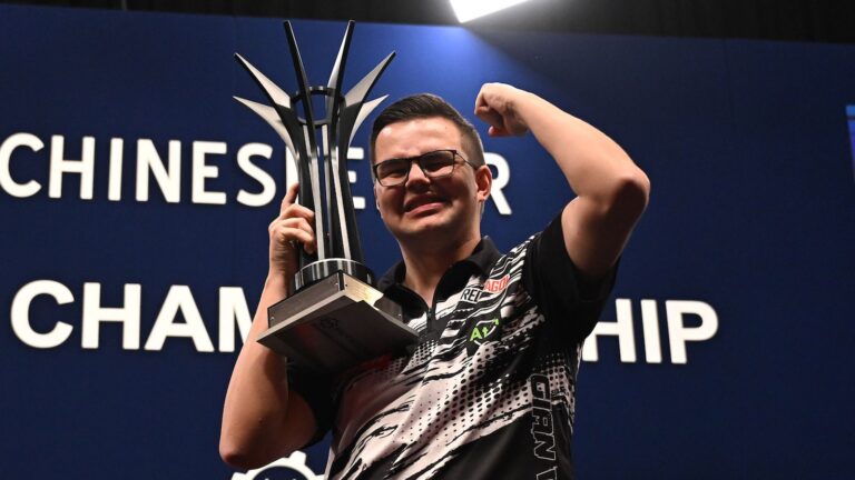 Gian van Veen stuns Luke Humphries in European Championship final after last-leg drama to win first major title | Darts News