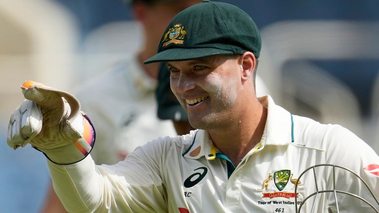 Australia wicketkeeper Alex Carey, Test cricket (Associated Press)