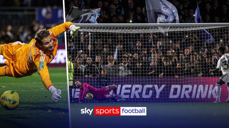 FIVE penalty saves! Fulham survive shootout scare against Wycombe