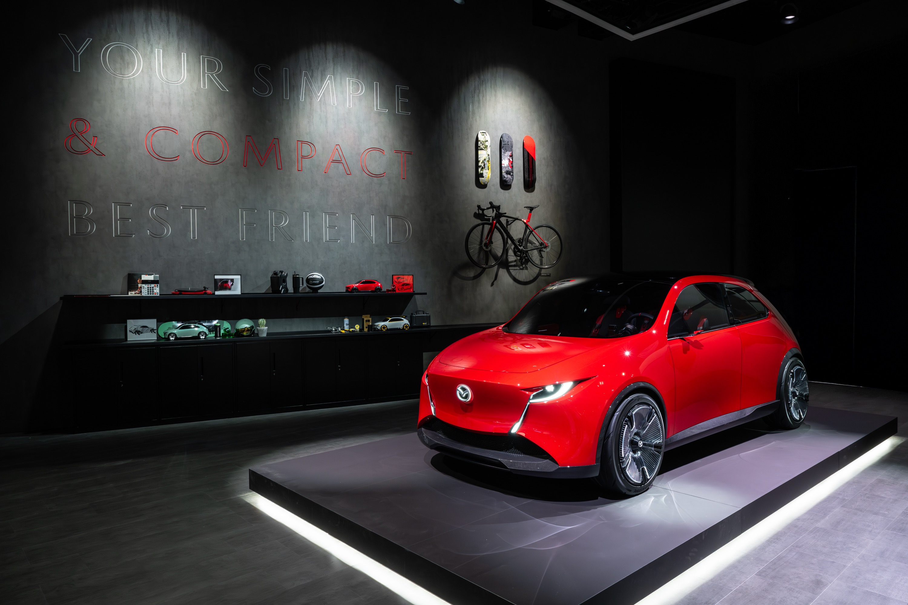 Mazda Vision X-Compact on display