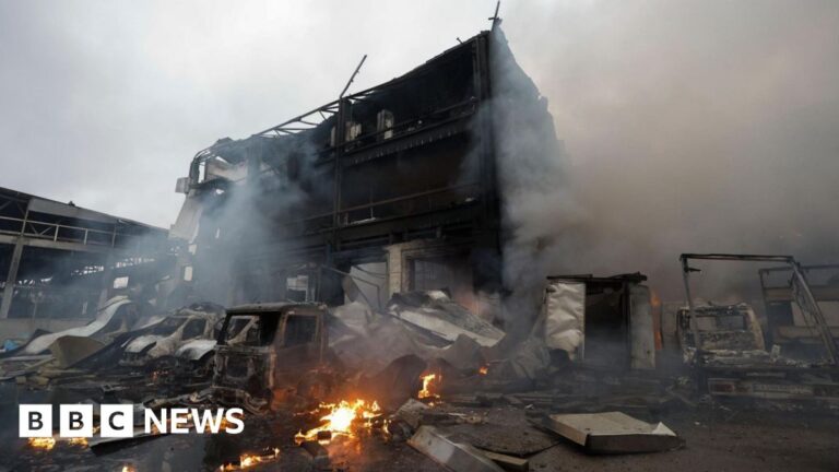 Children injured in Russian strikes on Kyiv, Ukrainian officials say