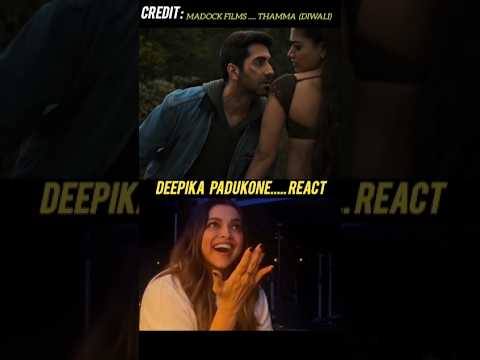 Deepika Padukone React on THAMMA Trailer Ayushman khurana |THAMMA official trailer review#thamma