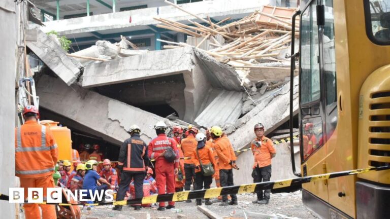 Dozens feared dead in school collapse, officials say