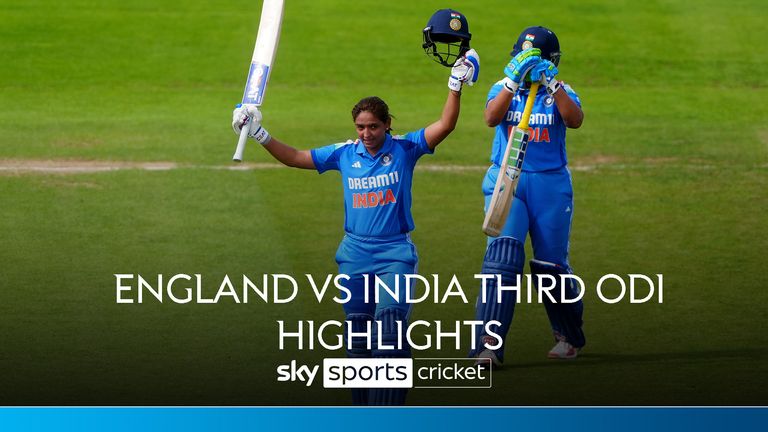 England vs India Women's third ODI highlights