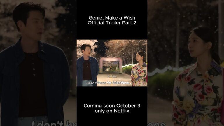 Genie, Make a Wish Official Trailer Part 2 #shorts #kdrama #kdramaedit