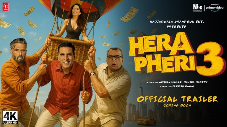 Hera Pheri 3 – Official Trailer | Akshay Kumar, Paresh Rawal, Sunil Shetty, Katrina Kaif | In 2025