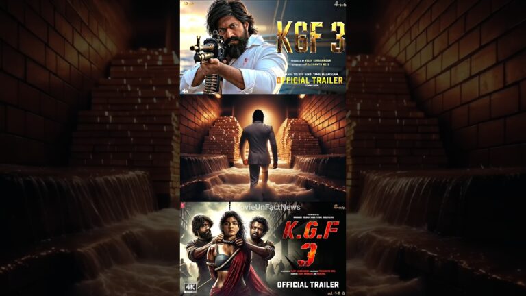 K.G.F: Chapter 3 – Official Trailer | Kgf 3 Movie | Rocking Star Yash | South Trailer #shorts #kgf3