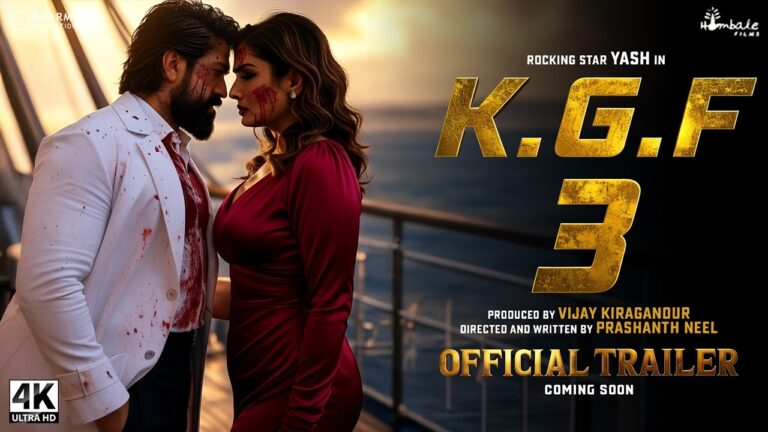 K.G.F: Chapter 3 – Official Trailer | Rocking Star Yash | Raveena Tandon | Prashanth Neel 2025