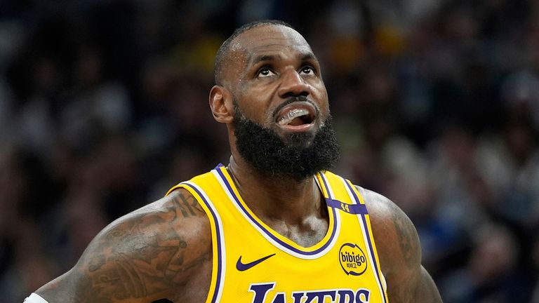 LeBron James played his seventh season for Los Angeles Lakers last year