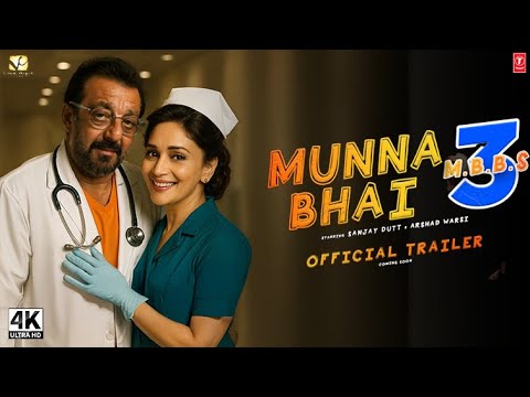 Munna Bhai 3: Official Trailer | Sanjay Dutt, Arshad Warsi | Madhuri Dixit | In Cinemas 2025