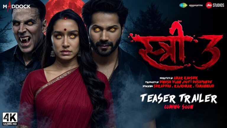 STREE 3 – Official Trailer | Akshay Kumar, Shraddha Kapoor, Varun Dhawan, Rajkumar Rao | In 2025