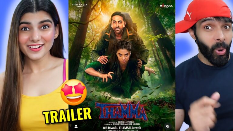 Thamma Official Trailer Reaction | Ayushmann, Rashmika, Paresh, Nawazuddin | In Cinemas This Diwali