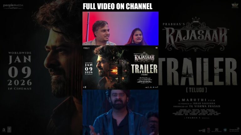 The Raja Saab (Official Trailer) | Prabhas | Maruthi | Thaman| TG Vishwa Prasad| Krithi Prasad