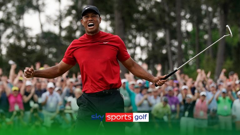 A look back at highlights from Tiger Woods' five wins at Augusta National.