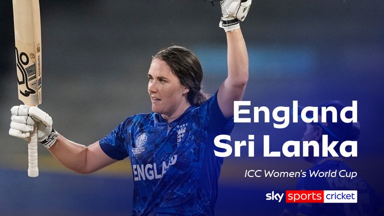 Watch England against Sri Lanka at the Women's World Cup from Colombo. 