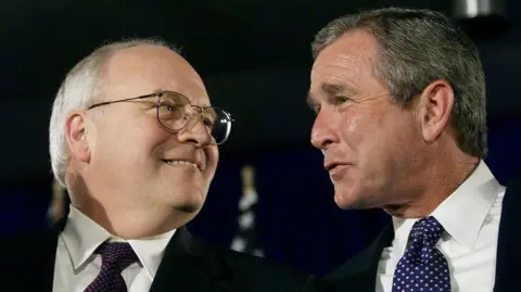 Getty Images Dick Cheney and George W Bush