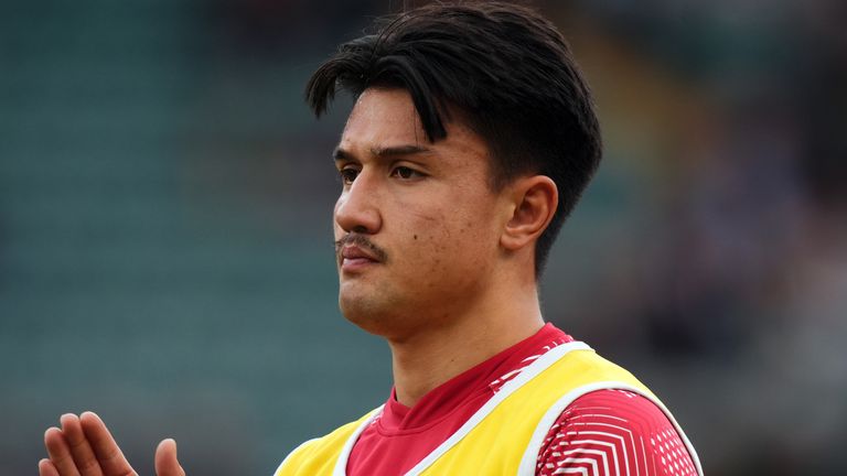 Marcus Smith will start at full-back for England as he battles for a place in a highly-competitive squad 