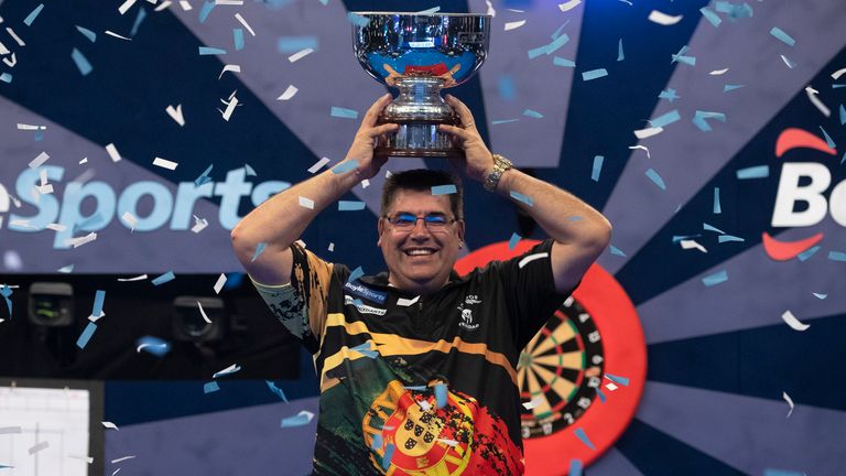 Jose De Sousa joins an illustrious list of names to have lifted the Grand Slam of Darts title
