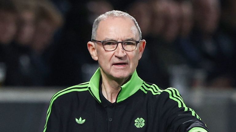 HERNING, DENMARK - NOVEMBER 06: Celtic Interim Manager Martin O'Neill during the UEFA Europa League match between FC Midtjylland and Celtic at the MCH Arena, on November 06, 2025, in Herning, Denmark. (Photo by Craig Williamson / SNS Group)