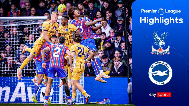 Highlights from the Premier League match between Crystal Palace and Brighton.