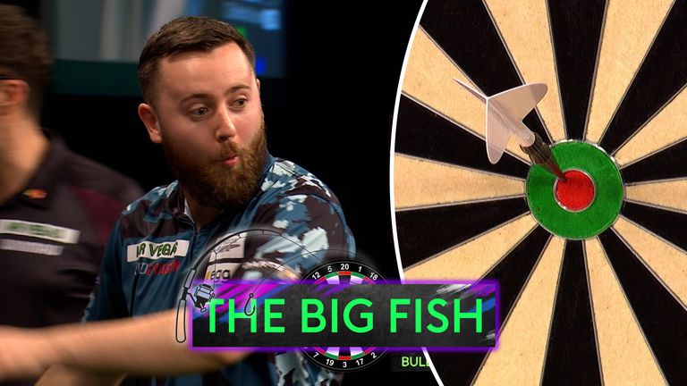 Connor Scutt hits an incredible big 170 finish on the bullseye against Luke Littler