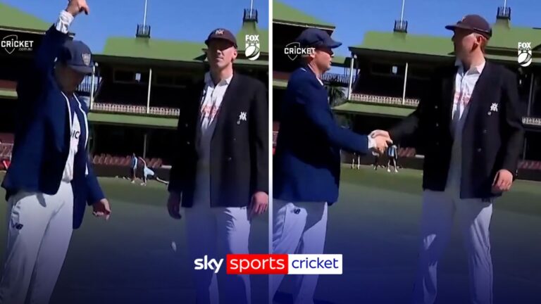 'That was a shocker!' | Smith hilariously fails at Sheffield Shield coin toss!