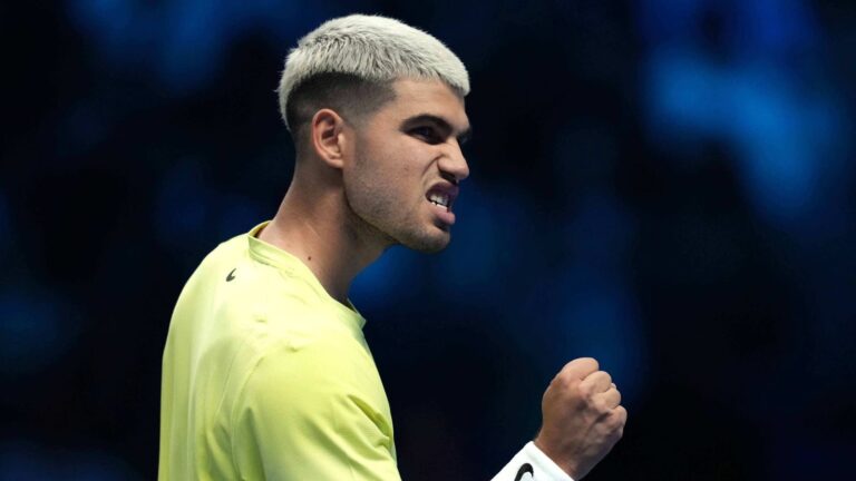 Carlos Alcaraz battles back to beat Taylor Fritz in epic ATP Finals clash | Tennis News