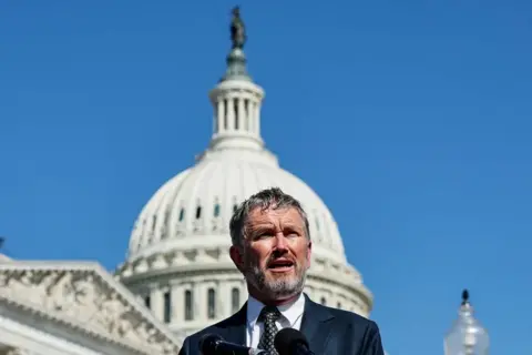 Reuters Thomas Massie on Capitol Hill on 3 September 2025