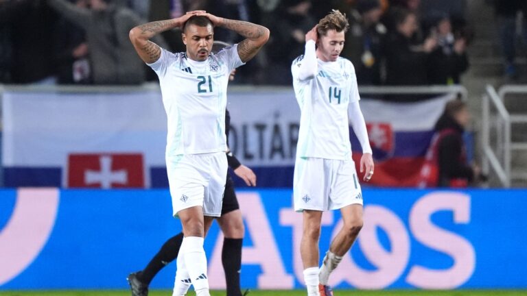 Slovakia 1-0 Northern Ireland: Late goal ends automatic World Cup qualification hopes but play-off place secured | Football News