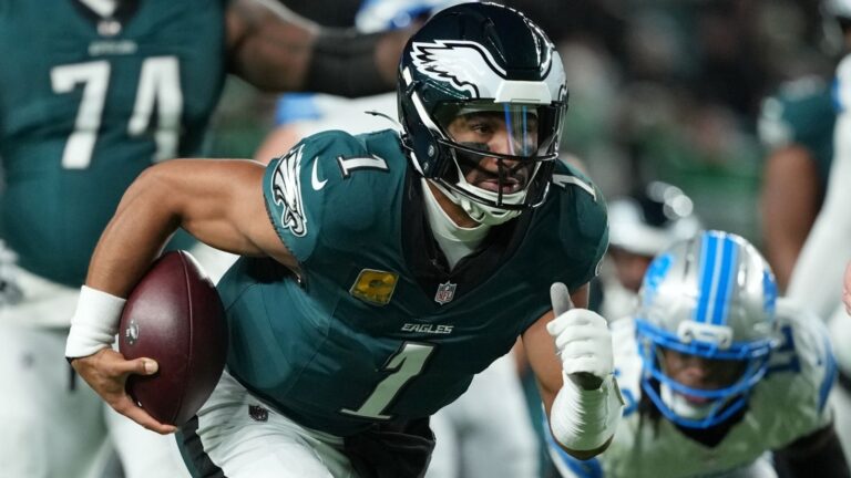 NFL: Philadelphia Eagles beat Detroit Lions 16-9 as Jalen Hurts scores decisive touchdown | NFL News