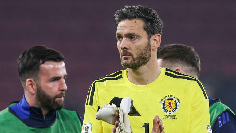 Craig Gordon was 15 when Scotland last qualified for a World Cup