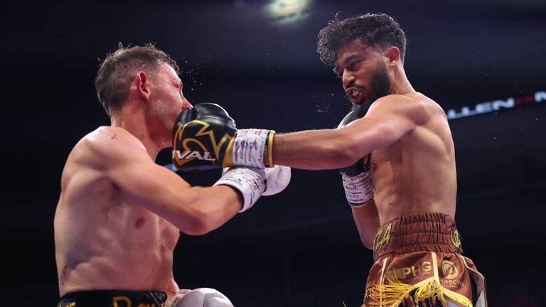 Uddin has pound-for-pound punch power (Photos: Mark Robinson/Matchroom Boxing)
